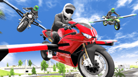 摩托飞车模拟赛（Flying Motorbike Simulator）