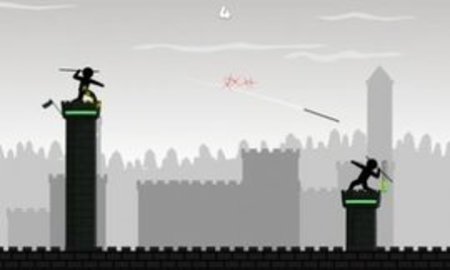 火柴人英雄格斗标枪塔（Epic Stickman Knight Hero Fighting）