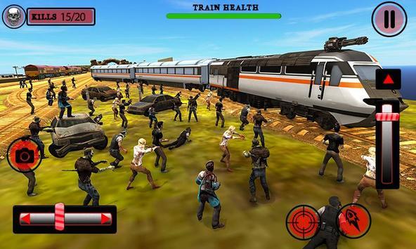 us army train shooting the walking zombie game