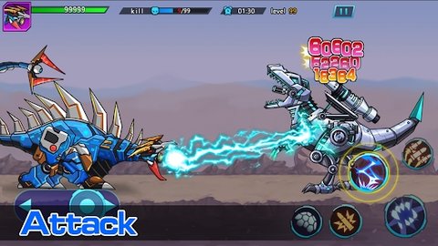 恐龙机器人战争(Dino Robot VS Zombie)