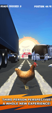 Chicken Challenge Cross Road Royale(步步惊心的过路鸡)