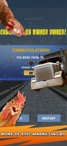 Chicken Challenge Cross Road Royale(步步惊心的过路鸡)