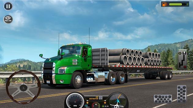 us heavy modern truck: new driving simulator 2024
