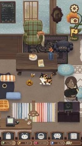 Cat Cafe（绒毛猫咖啡厅）