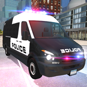 american police van driving（老美警车驾驶）