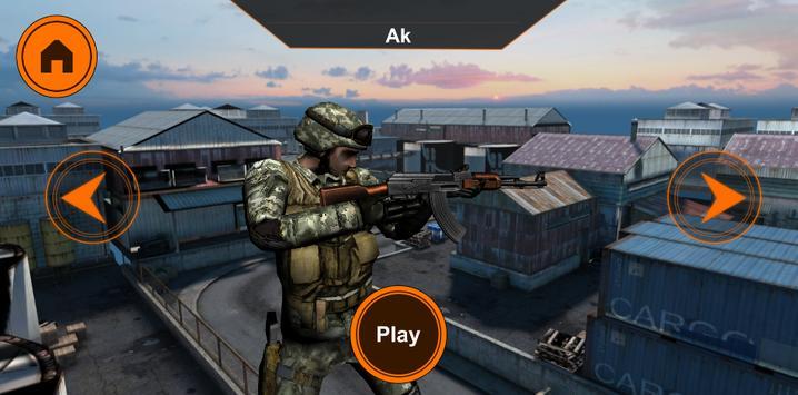 Gun strike 3d shooter: Special commando shooting