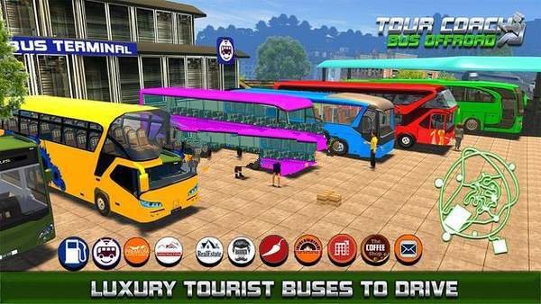 Tourist Coach Bus Highway Driving（旅游客车3D驾驶）