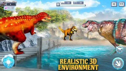 恐龙动物战斗模拟器（Winter Dino Simulator 2024）