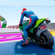 超级英雄自行车特技赛车（Superheroes Bike Racing Stunt Game）