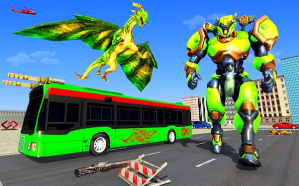 Multi Dragon Robot Bus Transformation Game 2021