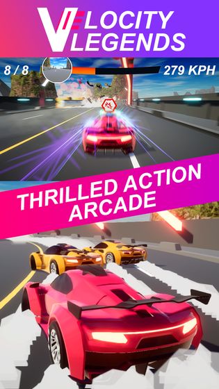 Velocity Legends - Crazy Car Action Racing Game