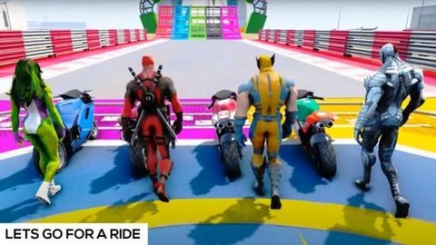 SuperheroesBikeRacingStuntGame