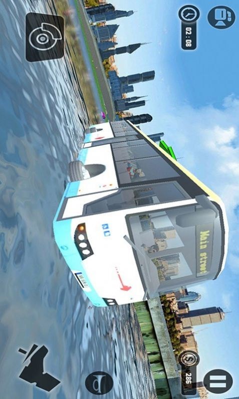 模拟水上客车