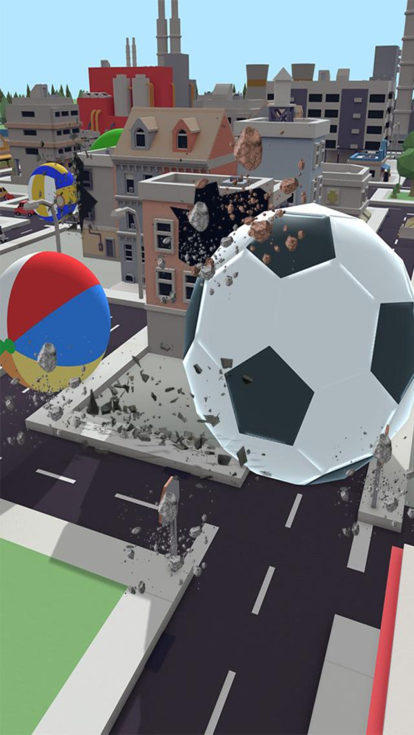球球摧毁城市