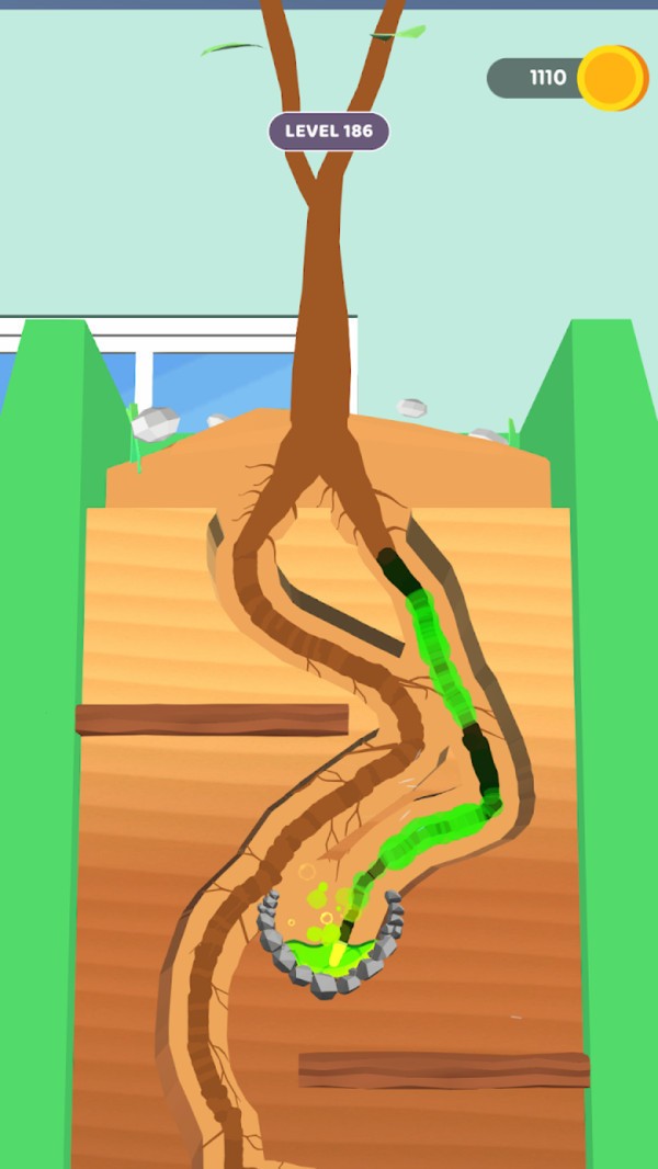 挖土输水