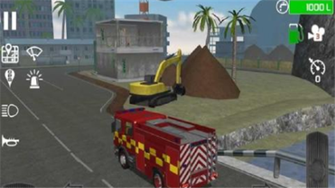 儿童消防车模拟器游戏