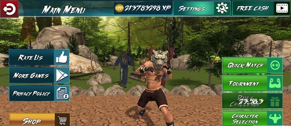 Wild Animal Wrestling Fighters游戏