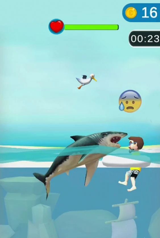 鲨鱼狂潮3d手机版