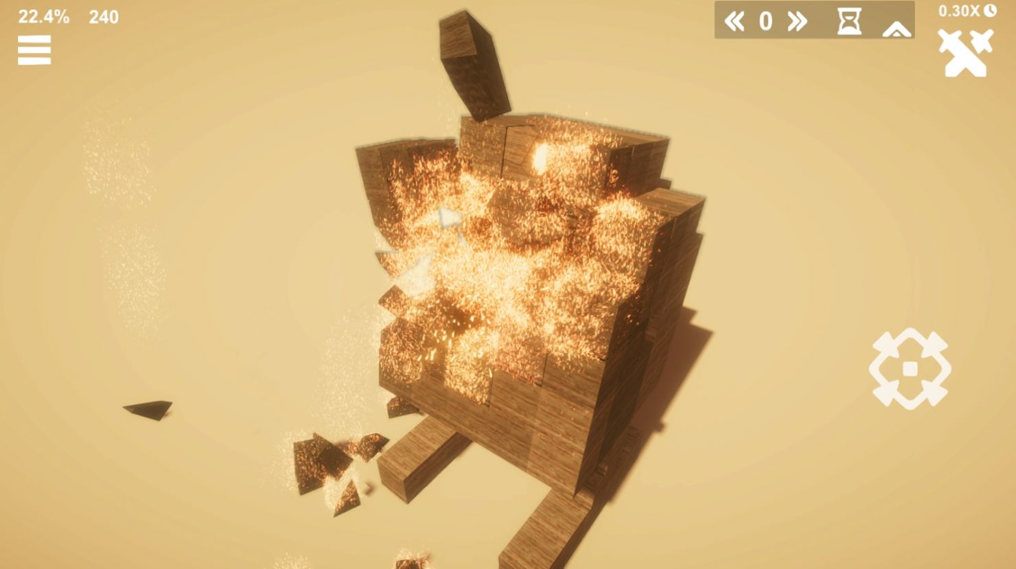 沙漠破坏沙盒模拟游戏