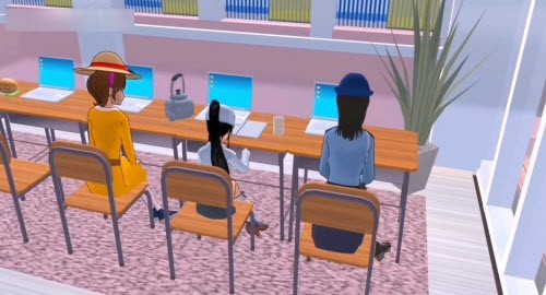 樱花校园模拟器自习室
