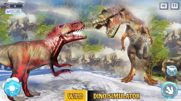 恐龙动物战斗